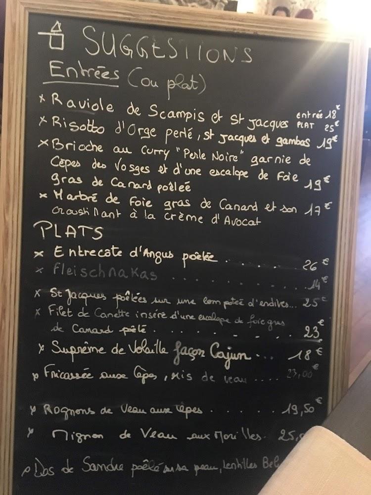 Caveau à l'Orée du Parc - Menu Image 3